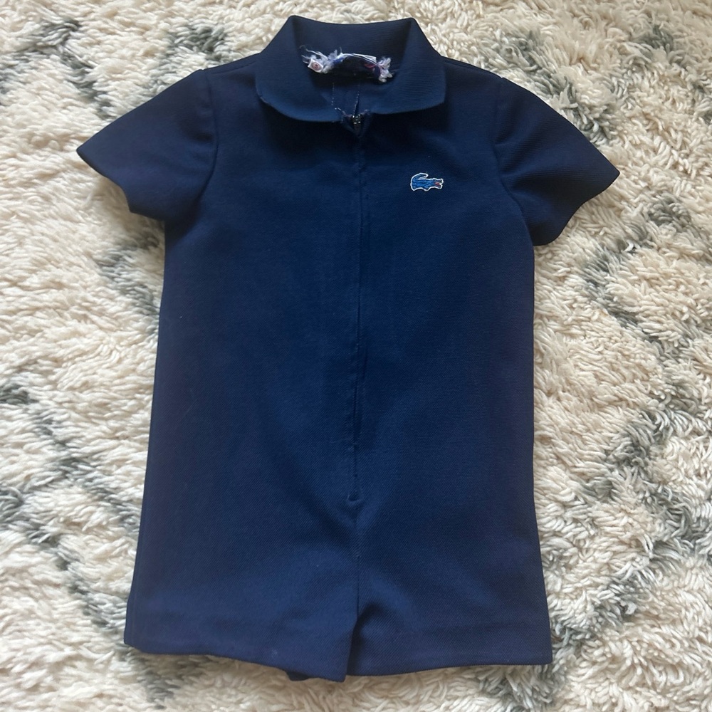 Lacoste 60’s Vintage Navy Blue Romper
